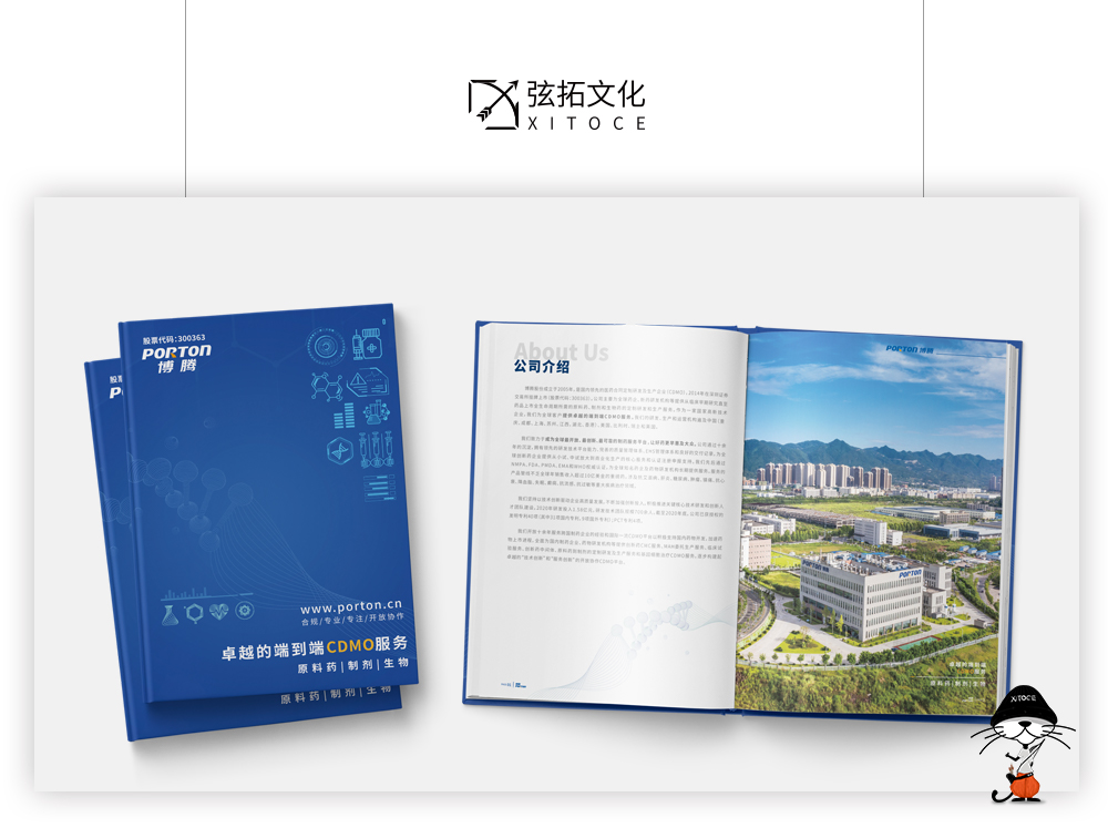弦拓文化(huà)&博騰 企業宣傳畫冊 視(shì)覺設計